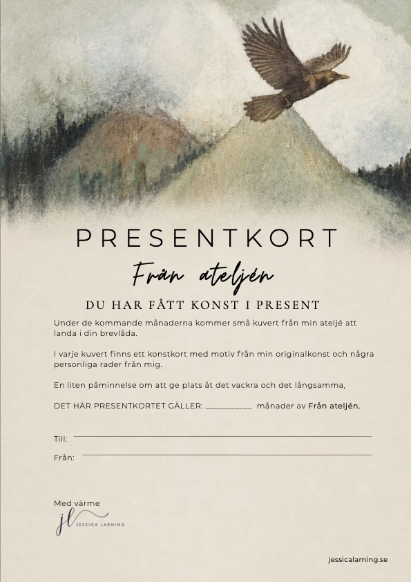 Presentkort för Från ateljén